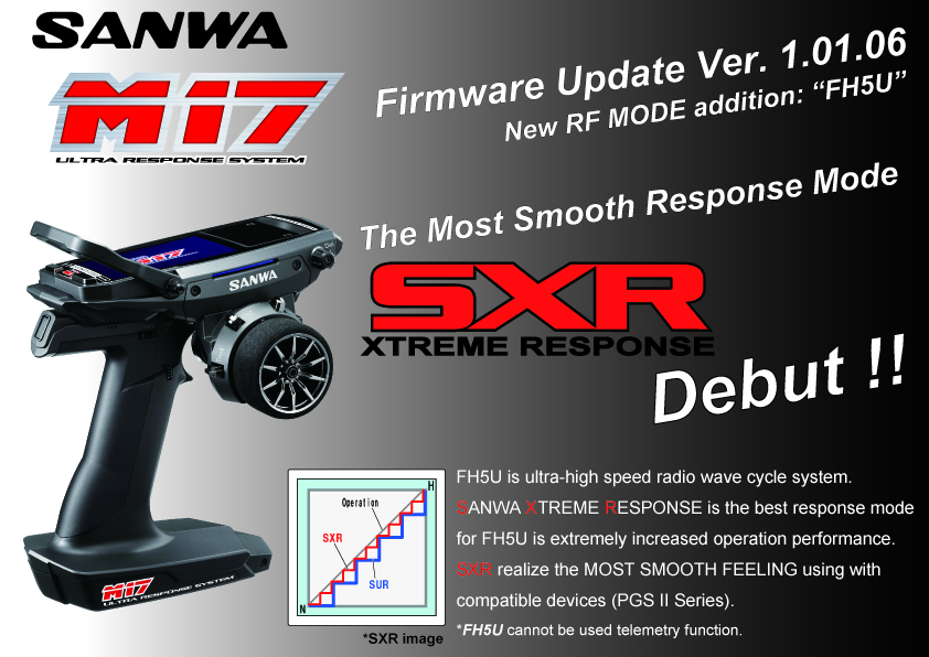 New Firmware for M17 and PGS2 Series for SXR mode